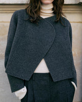 sanna ny rosa wool cashmere jacket