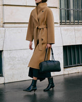 CHIARA WOOL CASHMERE OVERCOAT CAMEL