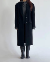 ARWYN WOOL CASHMERE COAT BLACK