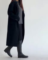 ARWYN WOOL CASHMERE COAT BLACK