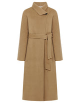 CHIARA WOOL CASHMERE OVERCOAT CAMEL