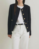 MATIN WOOL TWEED BLAZER BLACK