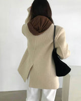 LORNE ANGORA BLAZER IVORY