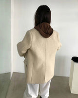 LORNE ANGORA BLAZER IVORY