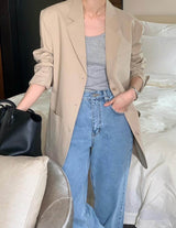 LEAH BLAZER BEIGE