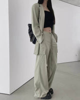 Sage Relaxed Blazer