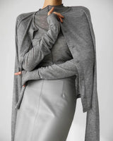 DIEGO MIDI SKIRT GREY
