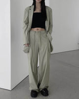 Sage Relaxed Blazer