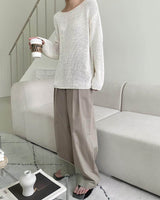 SLOUCHY BOAT NECK