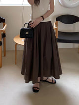 SOLA SKIRT SOFT BROWN