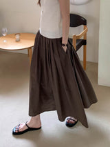 SOLA SKIRT SOFT BROWN