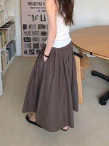 SOLA SKIRT SOFT BROWN
