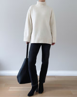BETH CASHMERE BLEND KNIT IVORY