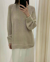 sanna ny birdie knit beige