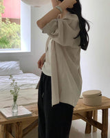 Lightweight Classic Shirt Soft Beige