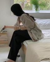 Lightweight Classic Shirt Soft Beige