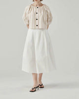 LEIF TOP BEIGE STRIPE