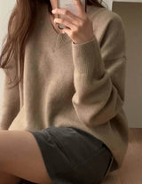 MICHEL WOOL BLEND V NECK