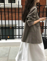 ODIN BLAZER BROWN GREY