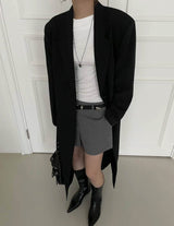 GAVVI OVERCOAT BLACK