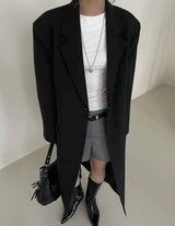 GAVVI OVERCOAT BLACK