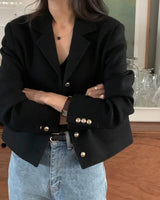 SANNA NY SATCHI BLAZER BLACK