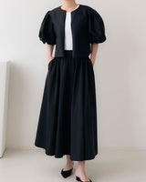 JULIE SILK BLEND JACKET BLACK