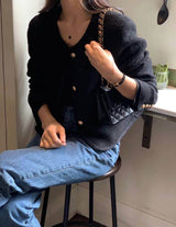 MATIN WOOL TWEED BLAZER BLACK