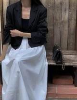 HENRI CROP BLAZER BLACK