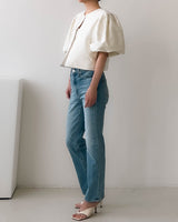 JULIE SILK BLEND JACKET IVORY