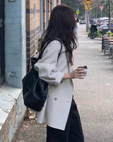 AIDA WOOL CASHMERE COAT IVORY