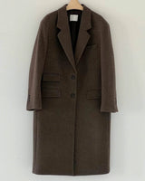 ARWYN WOOL CASHMERE COAT MINK BROWN