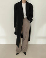 GAVI OVERCOAT BLACK
