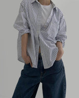 sanna ny relaxed stripe shirt