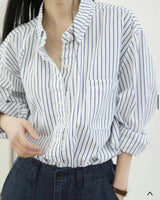 Rumpled Stripe Shirt