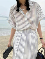 sanna ny eliza shirt skirt set