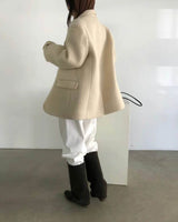 LORNE ANGORA BLAZER IVORY