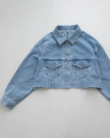 TOBI CROP DENIM JACKET