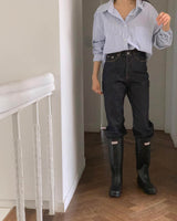 CLASSIC RELAXED PINSTRIPE SHIRT
