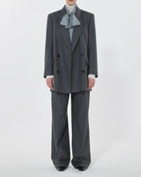 SANNA NY ALEXIS WOOL BLAZER CHARCOAL