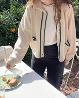 Crochet Trim Cardigan