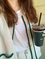 Crochet Trim Cardigan