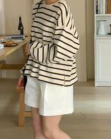 STRIPE LONG SLEEVE TOP