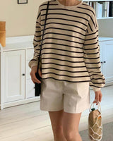 STRIPE LONG SLEEVE TOP