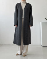 RILKE COAT CHARCOAL