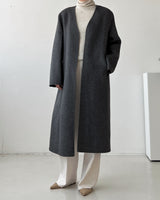 RILKE COAT CHARCOAL