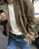 ELMS CHECK BLAZER