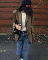 ELMS CHECK BLAZER