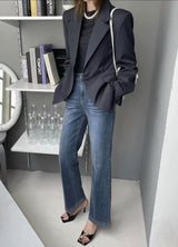 MIRO BLAZER Charcoal Navy