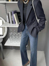 MIRO BLAZER Charcoal Navy
